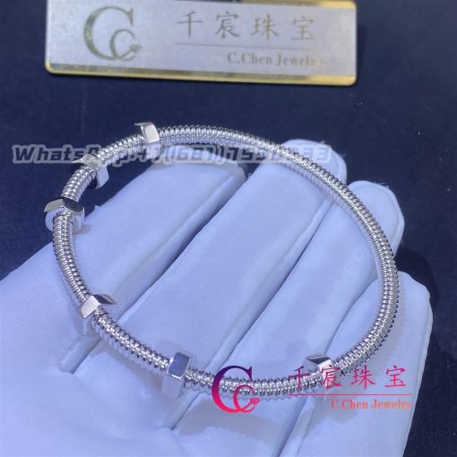 Cartier Ecrou De Cartier Bracelet 18k White Gold B6049617 (2)