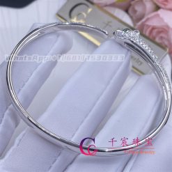 Cartier Panthere De Cartier White Gold Bracelet Pave Diamonds (4)