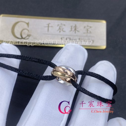 Cartier Trinity Bracelet Black Cord B6016700