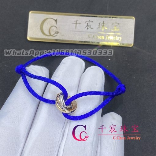 Cartier Trinity Bracelet Blue Cord B6016700 (5)