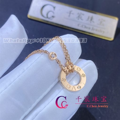 Cartier Love Necklace In 18K Rose Gold B7224509