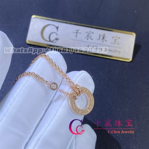 Cartier Love Necklace In 18k Rose Gold B7224509 (5)