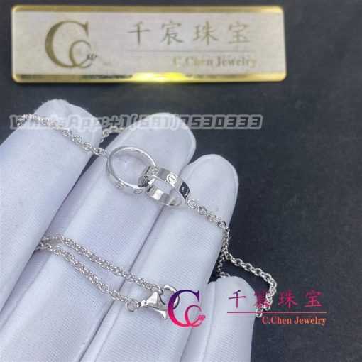 Cartier Love Necklace In 18k White Gold B7212500 (2)