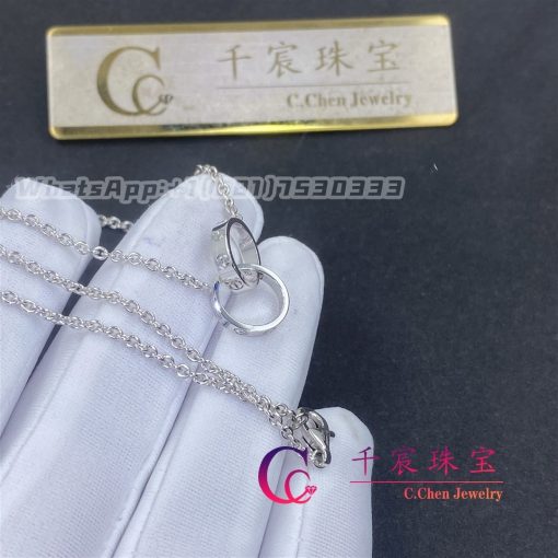 Cartier Love Necklace In 18k White Gold B7212500 (3)