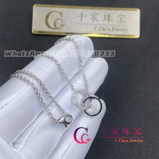 Cartier Love Necklace In 18k White Gold B7212500 (6)