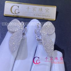 Pasquale Bruni Giardini Segreti Earrings In 18k White Gold With Diamonds 16474b (4)