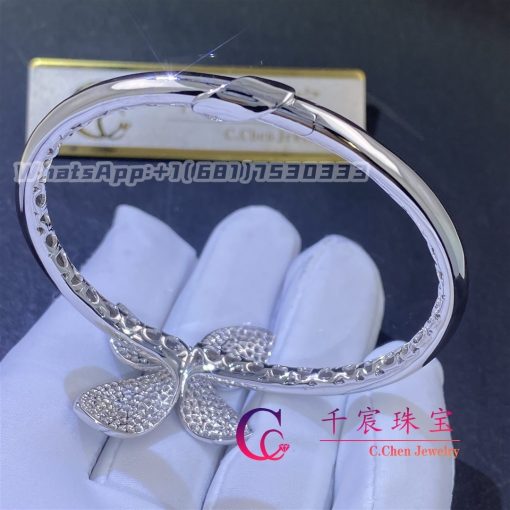 Pasquale Bruni Giardini Segreti Bracelet In 18k White Gold With White Diamonds (3)