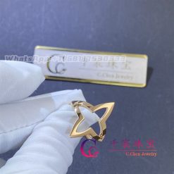 Louis vuitton ombre blossom open ring pink gold and diamonds q0i23a (3)